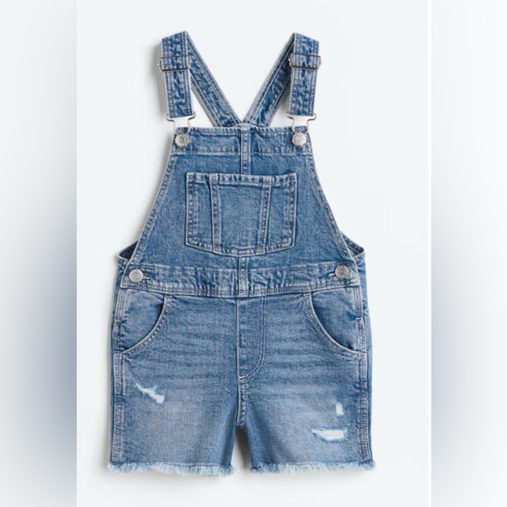 H&M Toddler Denim Short Overalls